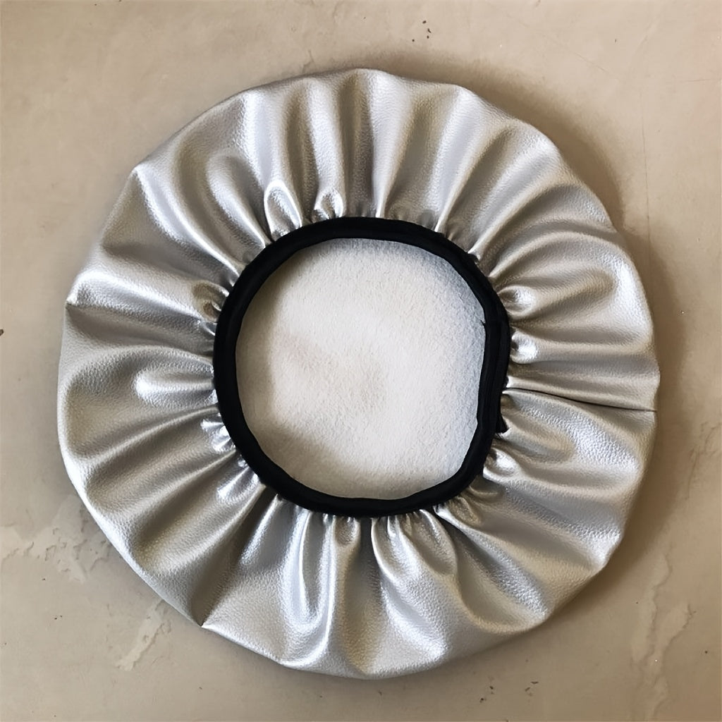 Накладка из искусственной кожи для барных стульев, водонепроницаемая и эластичная, изготовлена из профессионального PU-материала. Подходит для работников красоты с обычными прическами.