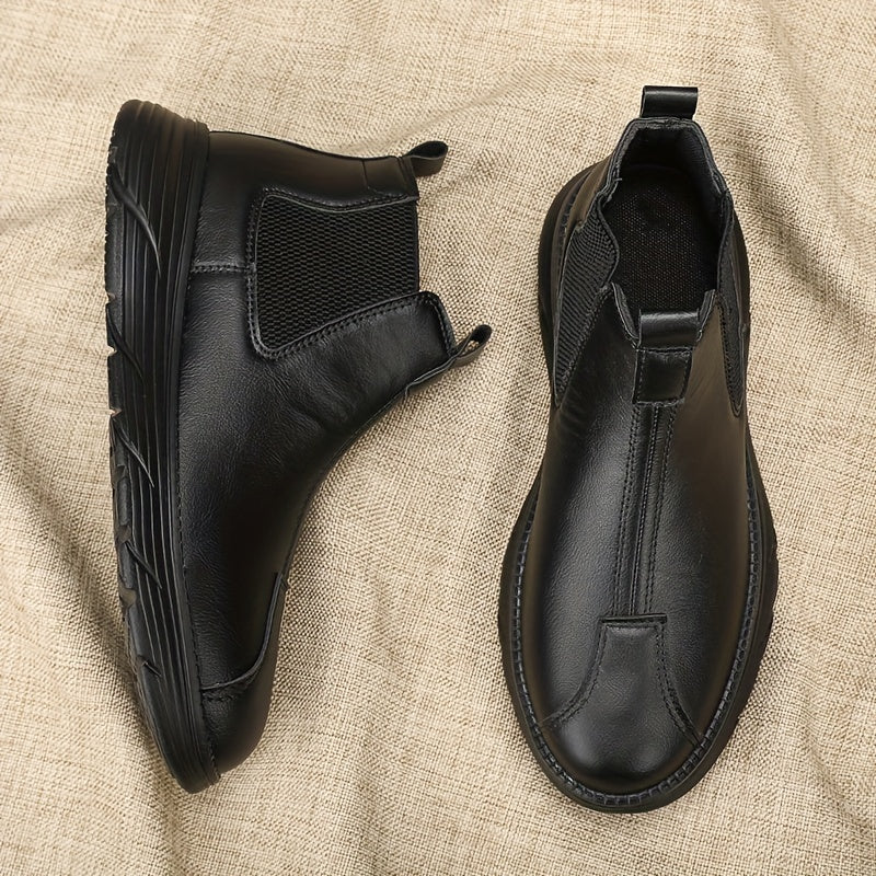 Botines Chelsea para hombre, de estilo slip-on, con suela de EVA para senderismo, casuales y para todas las estaciones