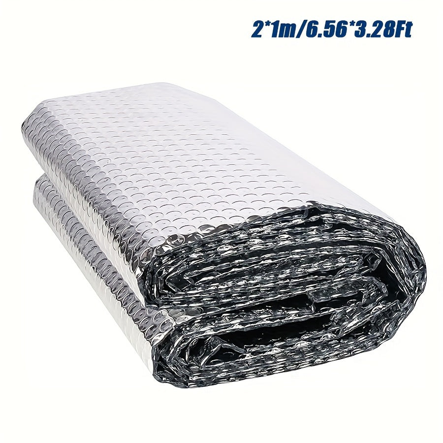 Reflective Aluminum Foil Bubble Insulation Sheet for Windows Doors Cars 2x1m