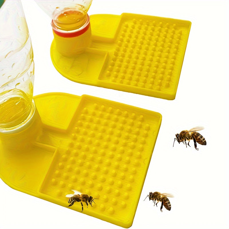 Comedero de agua para abejas para botellas de agua mineral de 30mm con área de alimentación amplia y prevención de ahogamiento