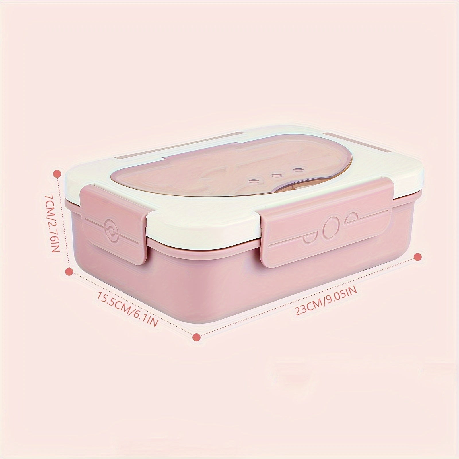 Caja de almuerzo bento verde menta con 5 compartimentos, a prueba de fugas y apta para lavavajillas