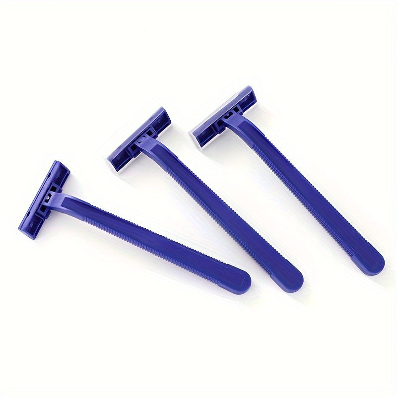Afeitadora desechable de cuchilla de tres capas de acero inoxidable para hombres