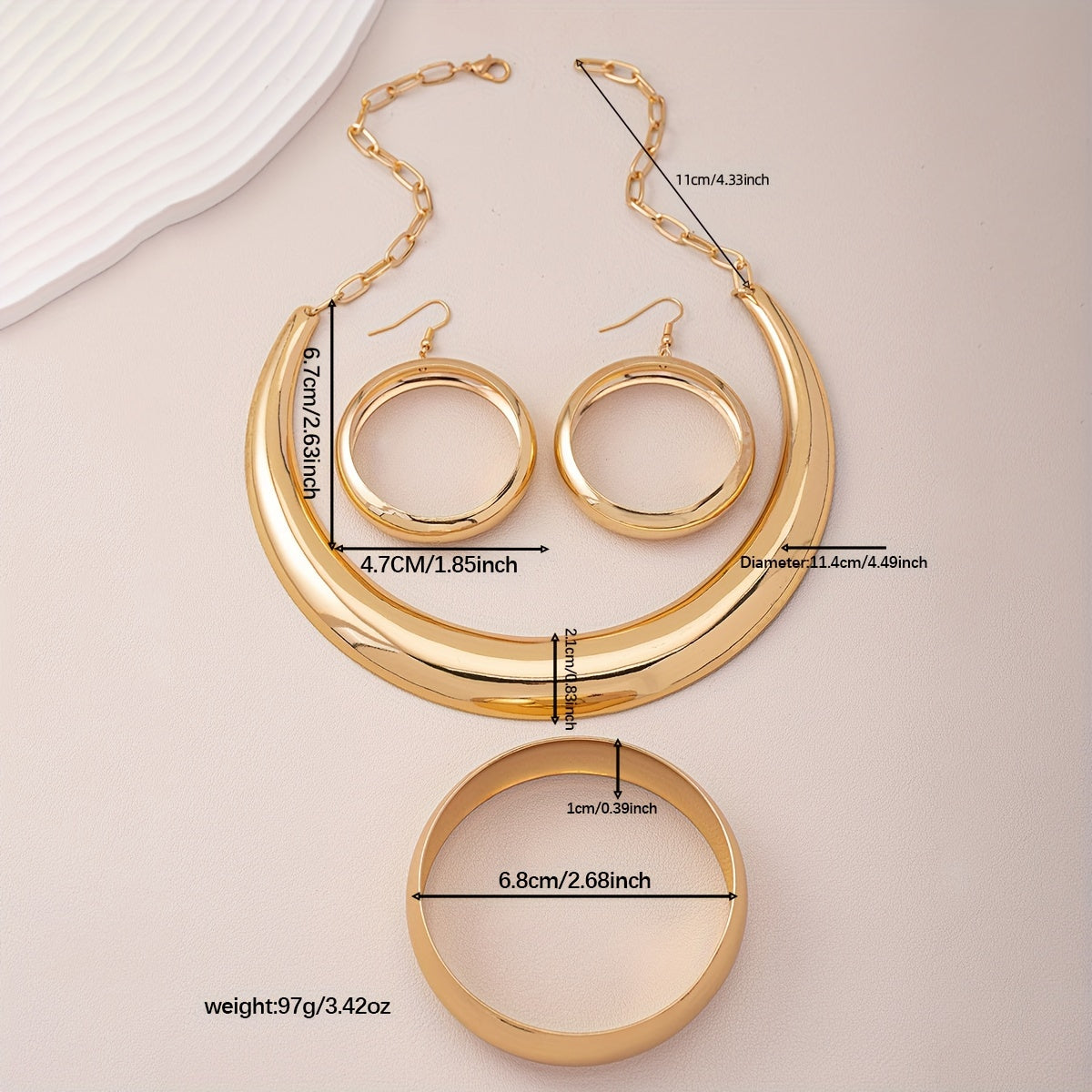 Trendy City Moda Zargarlik Kolleksiyasi - Har kuni va maxsus tadbirlar uchun mukammal uslubda qilingan qotishma bayroq zanjiri, bilaguzuk va halqa taqinchoqlari