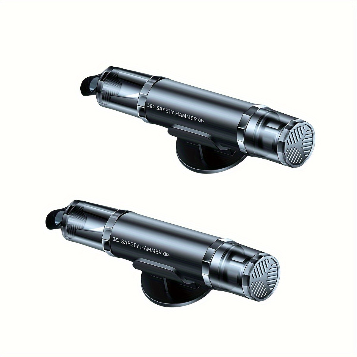 2 Pack Aluminum Alloy Car Window Breaker Safety Hammer Emergency Escape Tool