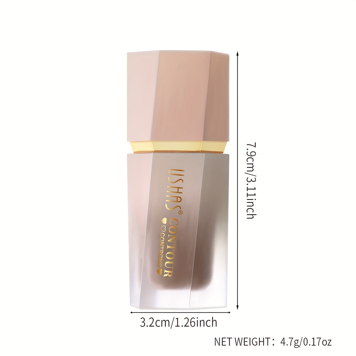 Set de 3 tonos de barra correctora para mujer de cobertura total, maquillaje mate de larga duración