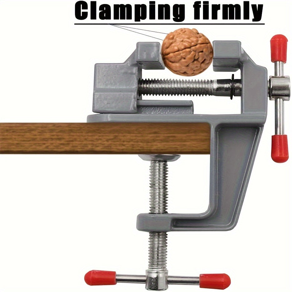 Aluminum Alloy Workbench Vise for DIY Jewelry Electronics Manual Clamp