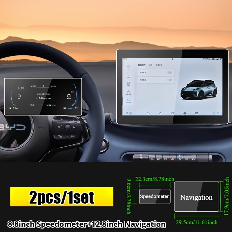 Tempered Glass Screen Protector for Car GPS and Dashboard 7/10.1 Inch