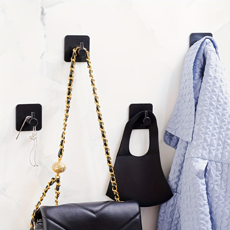 Самоклеящиеся крючки для кухни, ванной, хранения, балкона, общежития и хозяйственных нужд. Легко устанавливаются без сверления, не оставляя следов.