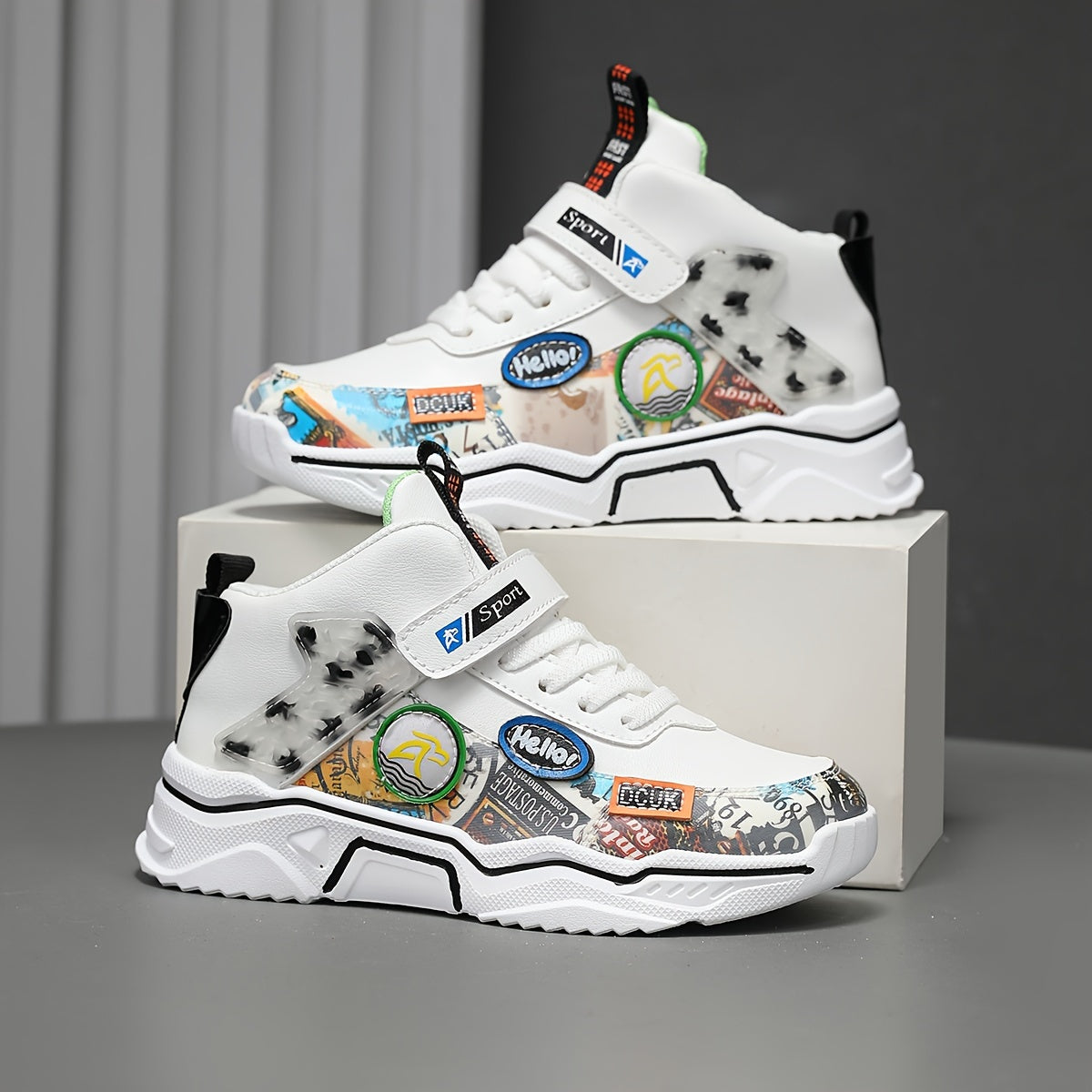 Мужские повседневные кроссовки на среднем ходу с нескользящей резиновой подошвой, весна-лето, прочные