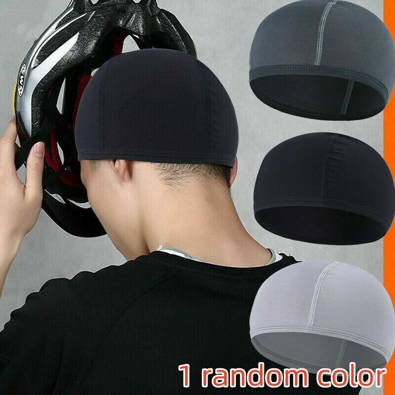 Uniseks Polyester Tikişli Sovutuvchi Dome Skull Cap Terga qarshi Kask Qoplamasi