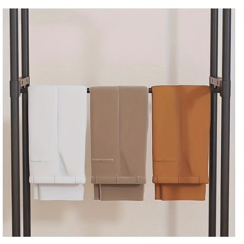 Multi-Tier Coat Rack with Shoe Storage Space-Saving Floor Organizer for Entryway and Bedroom