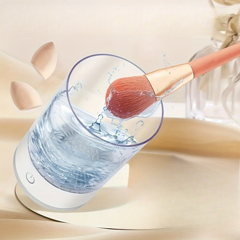 Electric Makeup Brush Cleaner USB Powered Quick One-Minute Cosmetic Brush Cleaning