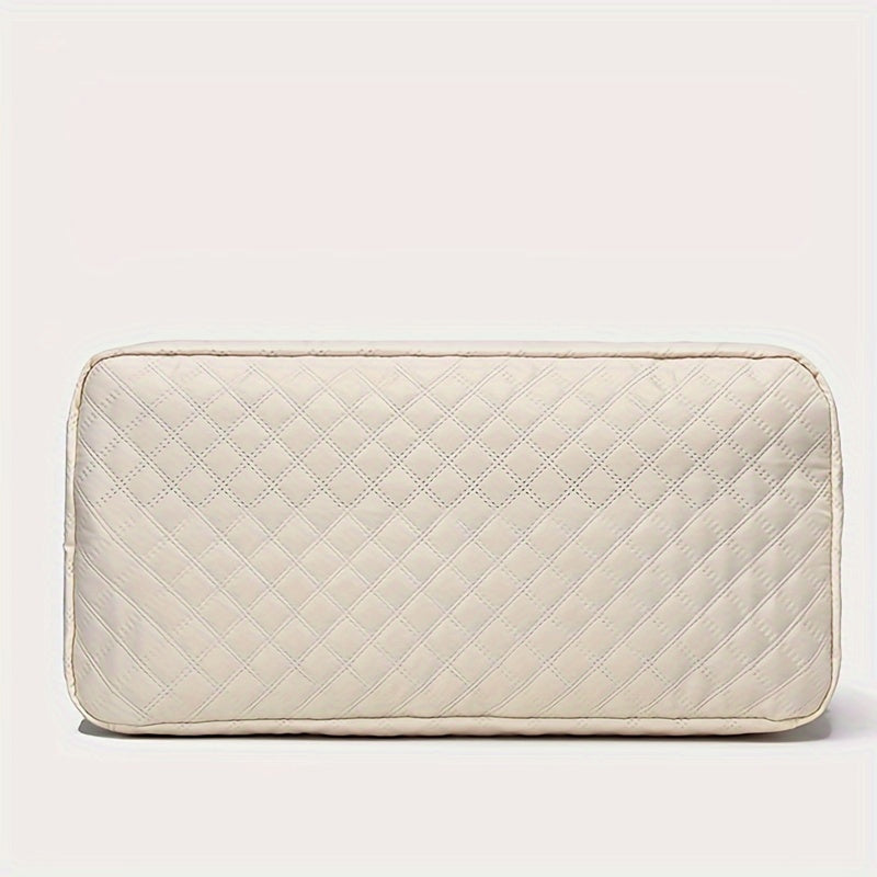 1 dona Ayollar uchun Nylon Sayohat Sumkasi - Yengil va Katta Hajmli, Qo'lga olib yurish yoki Krossbody sifatida ishlatilishi mumkin, Qisqa masofali sayohat uchun fermuarlı.