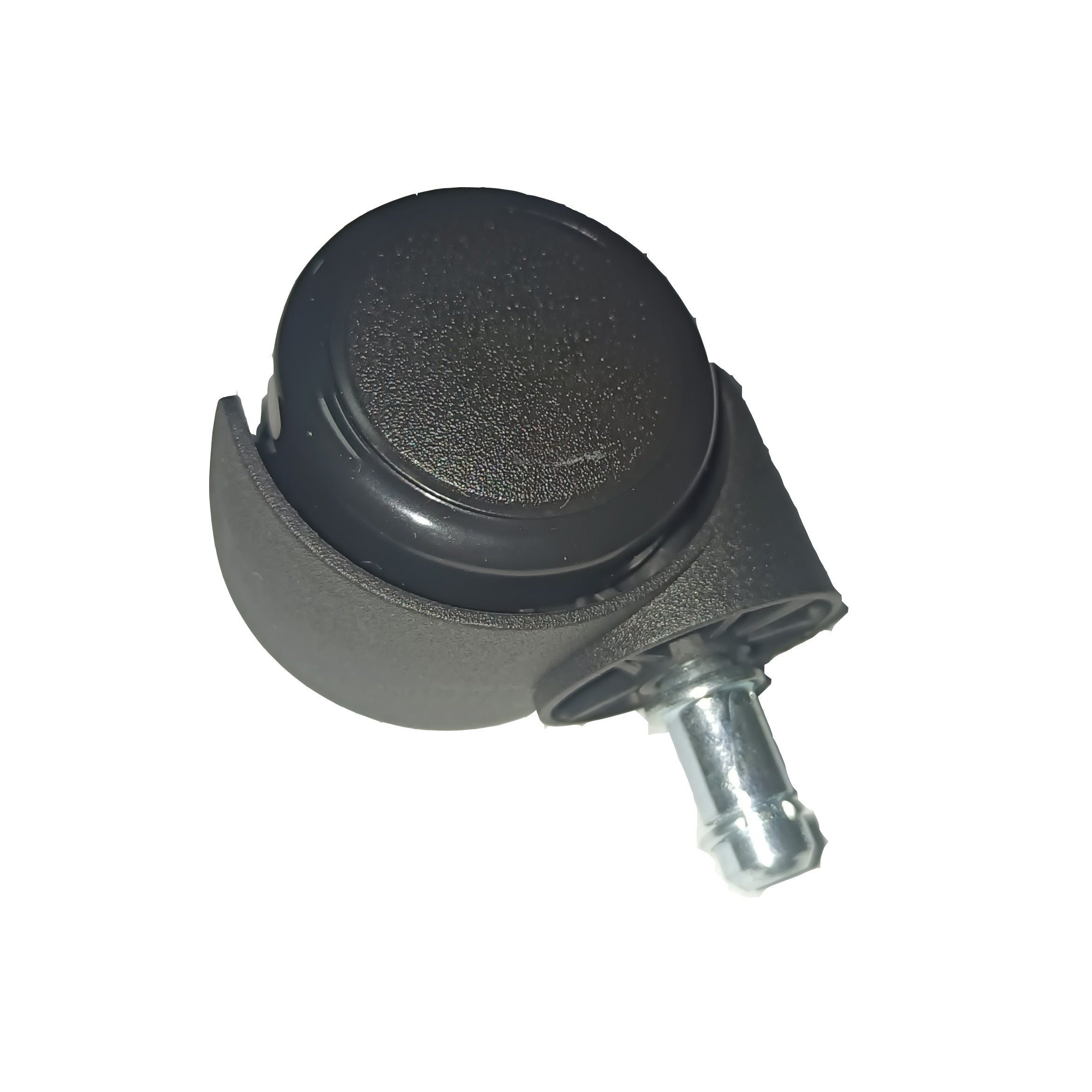 Ruedas de plástico para silla de oficina con ruedas giratorias de 5 estrellas, duraderas y fáciles de limpiar