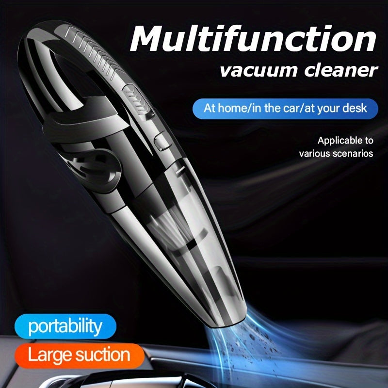 Kuchli so'rish quvvati, zaryadlanadigan batareya, avtomobillar va uylar uchun nam/quruq imkoniyatlari bilan portativ qo'l vakuumi. U uy hayvonlari sochlari va changni osonlik bilan bartaraf etishi mumkin. Bir nechta aksessuarlar va