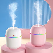 USB aromaterapiya mashinasi turli joylar uchun, jumladan yotoqxona, yashash xonasi, ofis va avtomobillar uchun, rang-barang muhit lampasi va namlantiruvchi funksiyasi bilan.