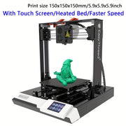3D Printer with Heated Bed and Screen 5.9x5.9x5.9 Inches Low Noise EU Plug