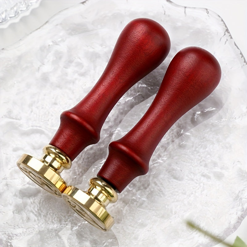 Алфавит A-Z Медный штамп для запечатывания воском для свадебных приглашений, запечатывание писем