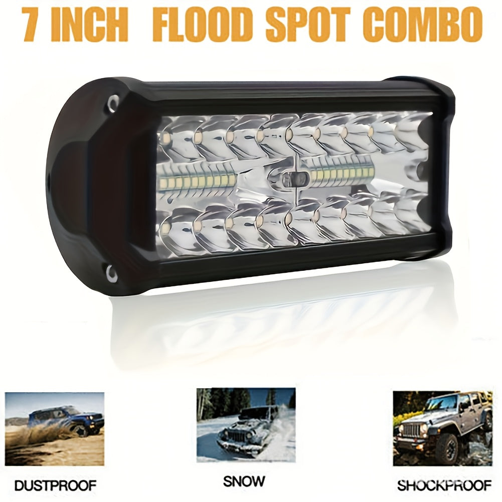 Внедорожная светодиодная рабочая панель 120 Вт с комбинированным дальним и ближним светом для грузовиков и внедорожников