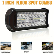 Внедорожная светодиодная рабочая панель 120 Вт с комбинированным дальним и ближним светом для грузовиков и внедорожников