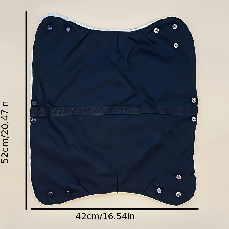 Guantes para cochecito de invierno impermeables a prueba de viento y resistentes al agua, de poliéster grueso para clima frío