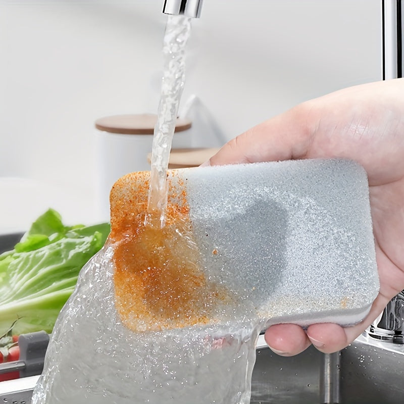 Multi-Purpose Magic Cleaning Sponge Dual-Sided Non-Scratch for Kitchen Bathroom Living Room 5/10 Pack