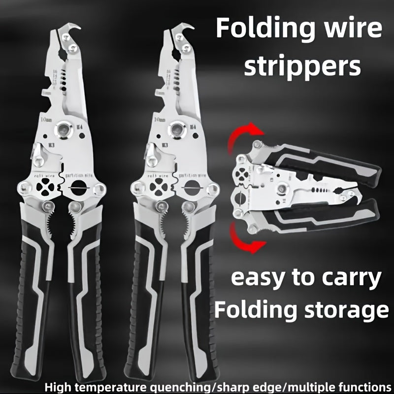 Multi-Functional Wire Stripper Tool for Electrical, Home, and Construction Use