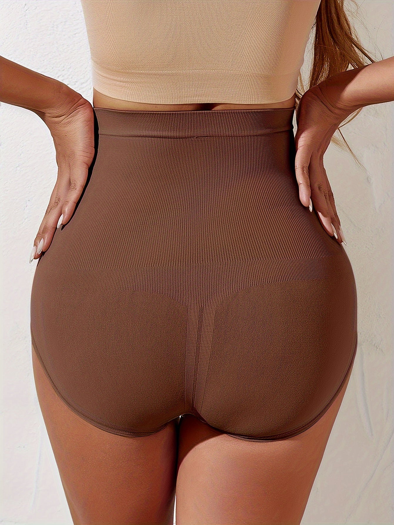 Seamless Women's High Waist Briefs Comfortable Slimming Underwear