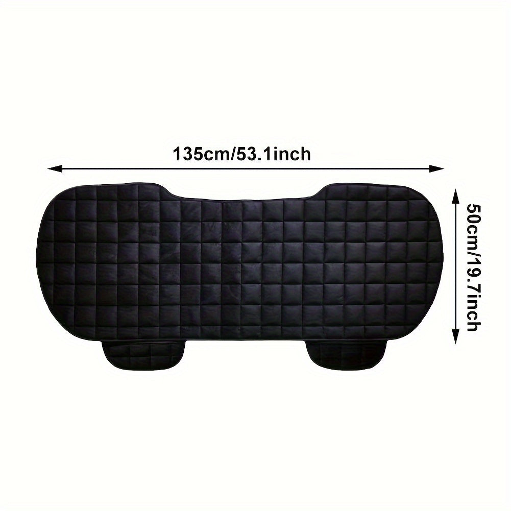 Universal Car Seat Cover Breathable Polyester Quilted Protector for Cars and SUVs