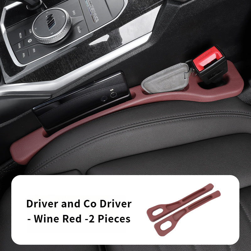 2 ta avtomobil o'rindig'i bo'shlig'ini saqlash uchun qopqoqsiz, suv o'tkazmaydigan ichki tashkilotchi