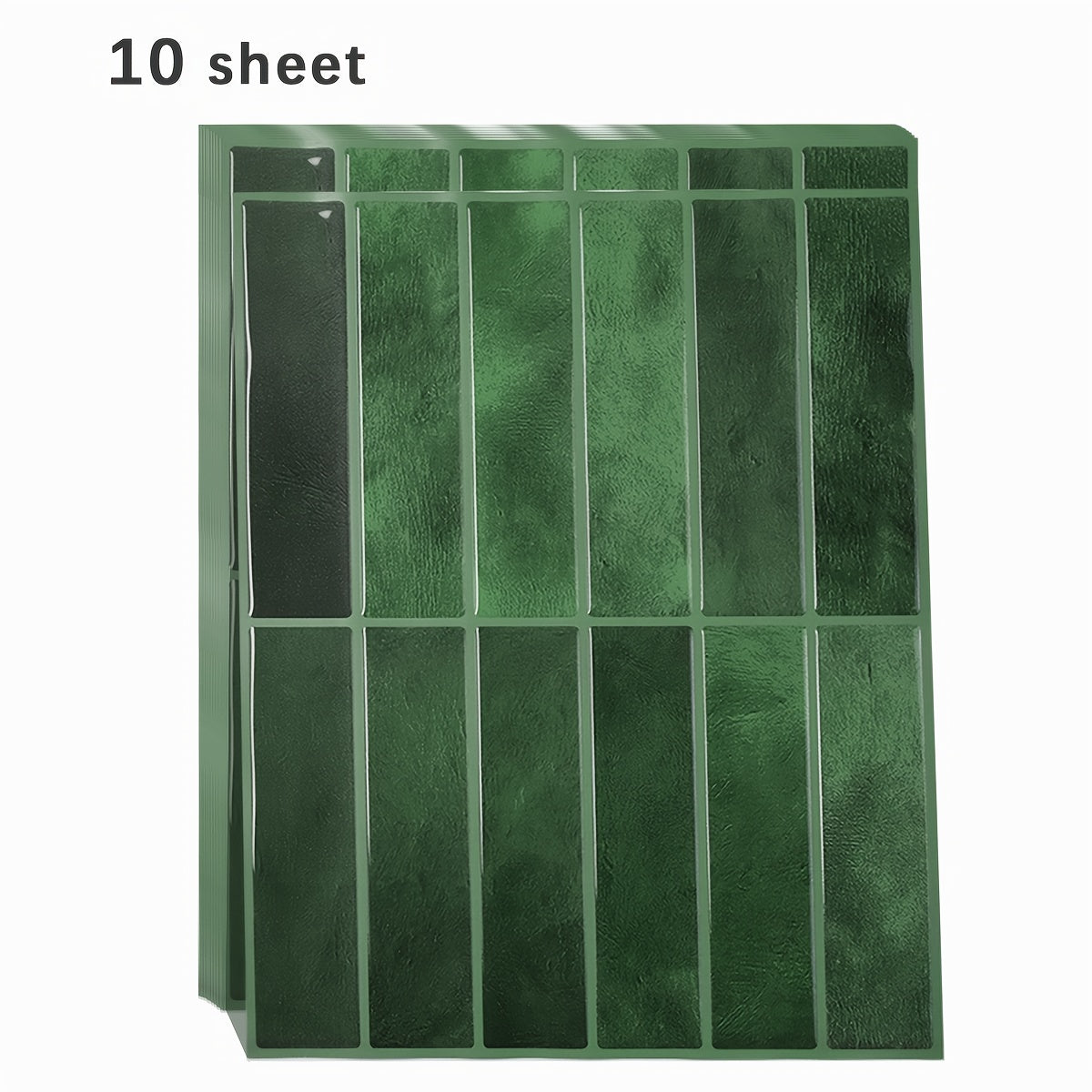 5Pcs 3D Self-Adhesive Wall Tiles Waterproof Heat-Resistant Bathroom Kitchen Backsplash