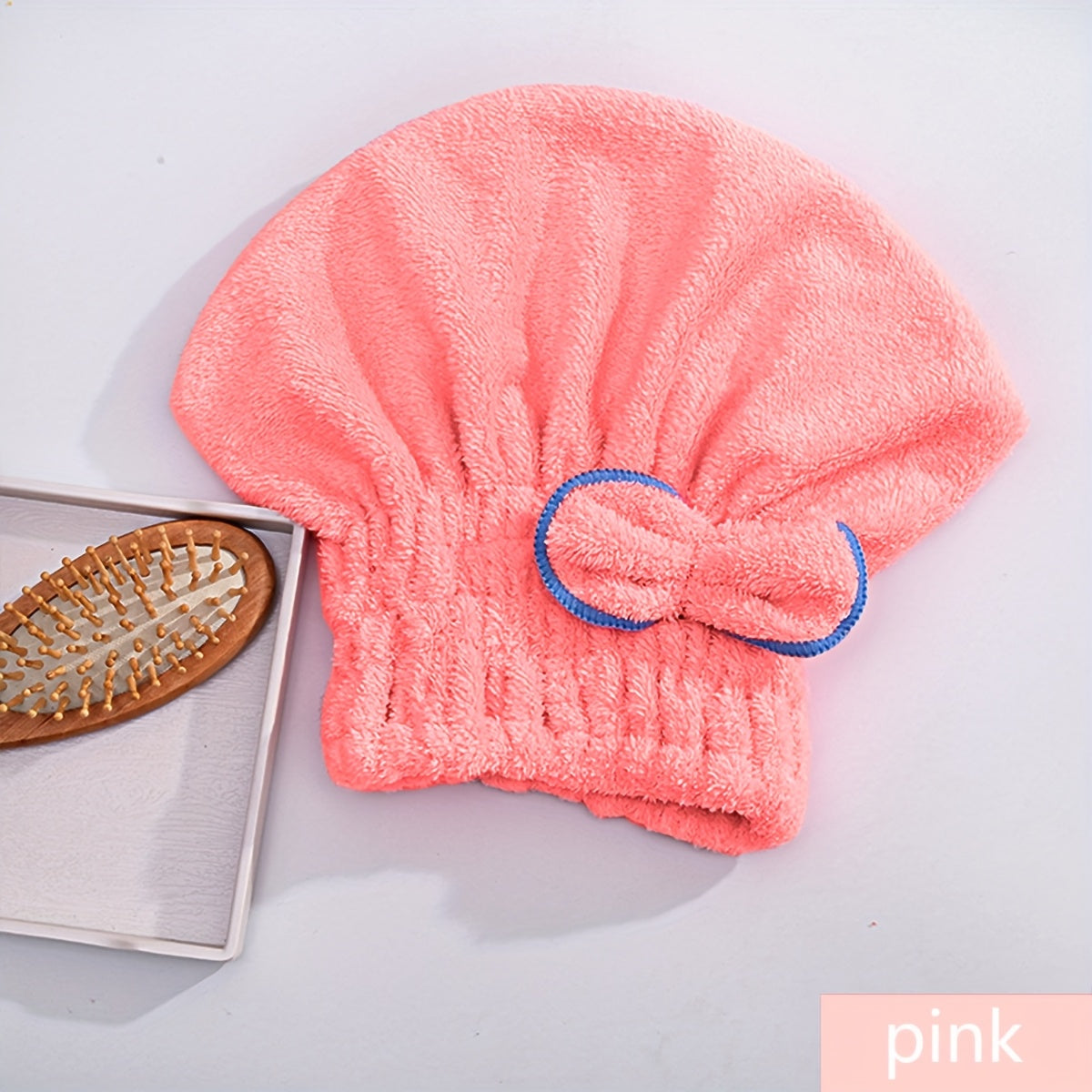 Qizlar va ayollar uchun tez quritish va soch parvarishi uchun 100% polyesterdan tayyorlangan ultra-yumshoq soch sochiq o'ralishi.