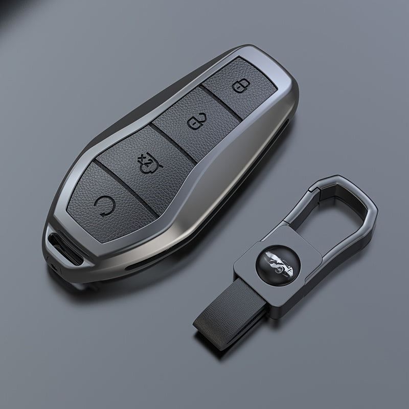 Zinc Alloy Car Key Cover for Electric Vehicles Compatible with Multiple Models