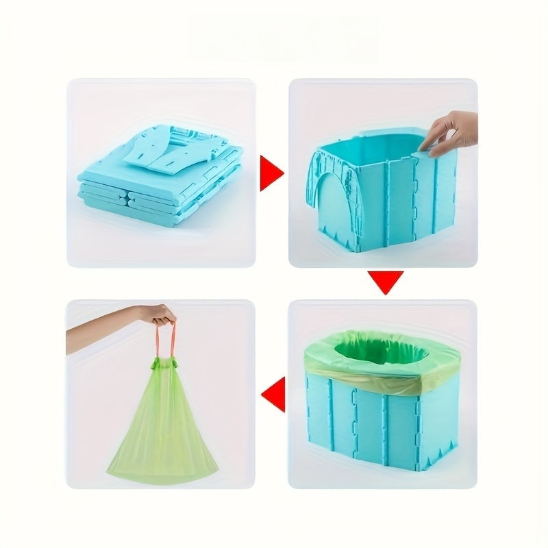 Sayohat uchun portativ, yig‘iladigan tualet, sayohat va RV uchun