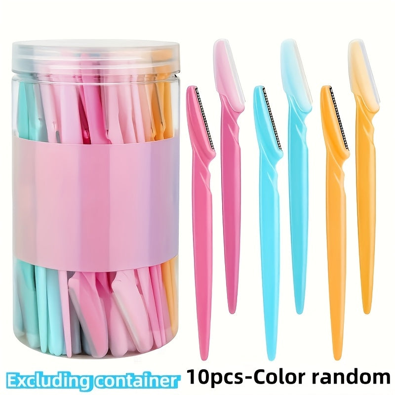 Unisex Stainless Steel Facial Trimmers Set for Eyebrows Body Face Bikini