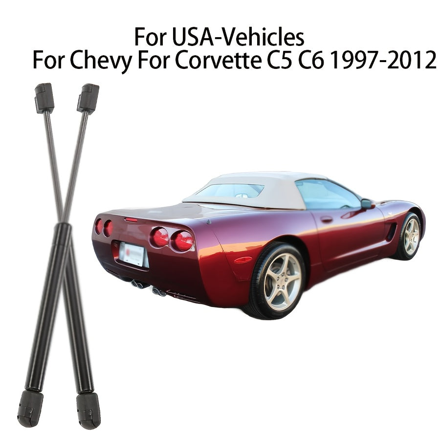 2 Pcs Gas Struts Rear Trunk Lift Supports for Corvette C5 C6 1997-2012