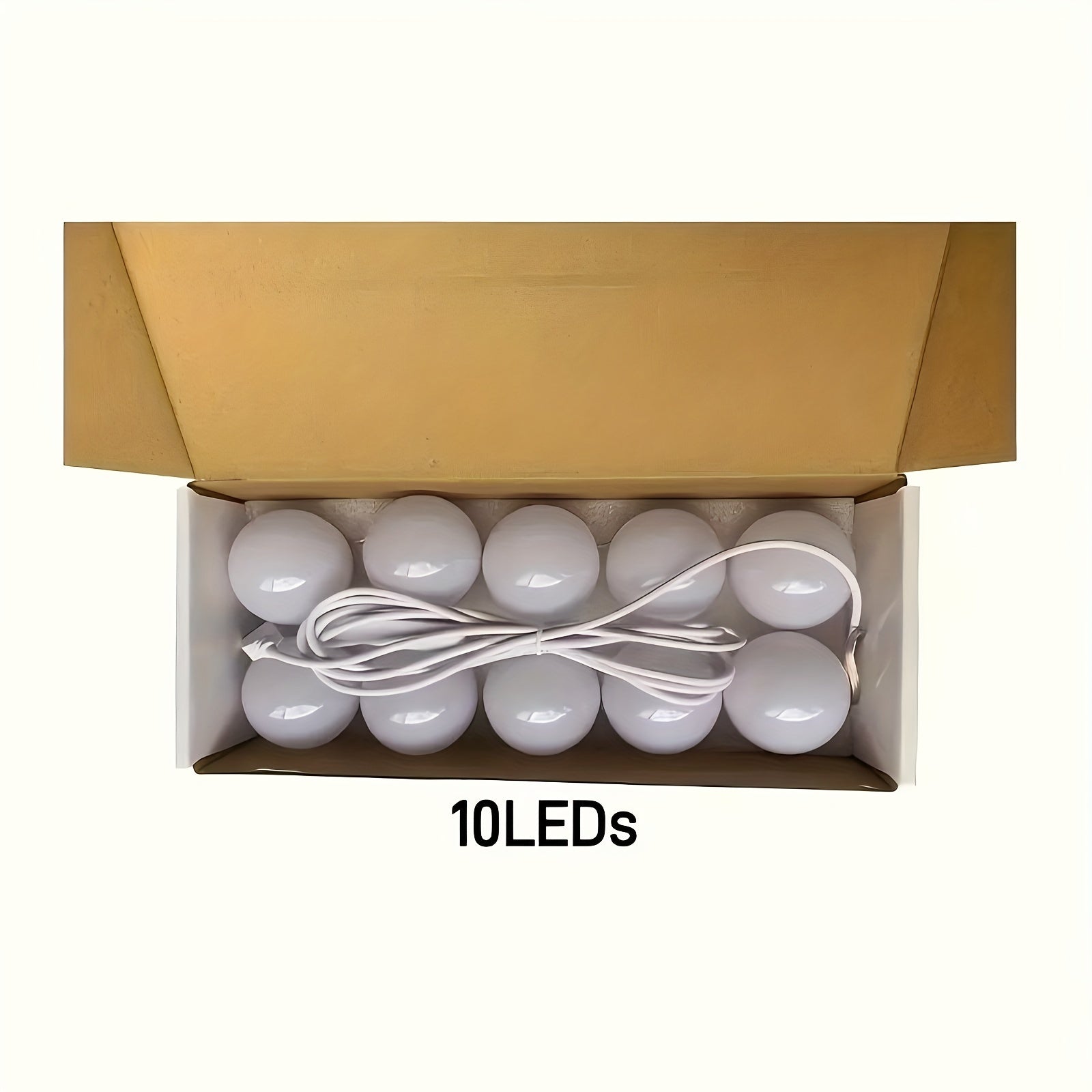 USB quvvatlangan 3 rangli sozlanadigan LED lenta, makiyaj stansiyalari va kiyinish stollari uchun ideal - batareyalar kerak emas.