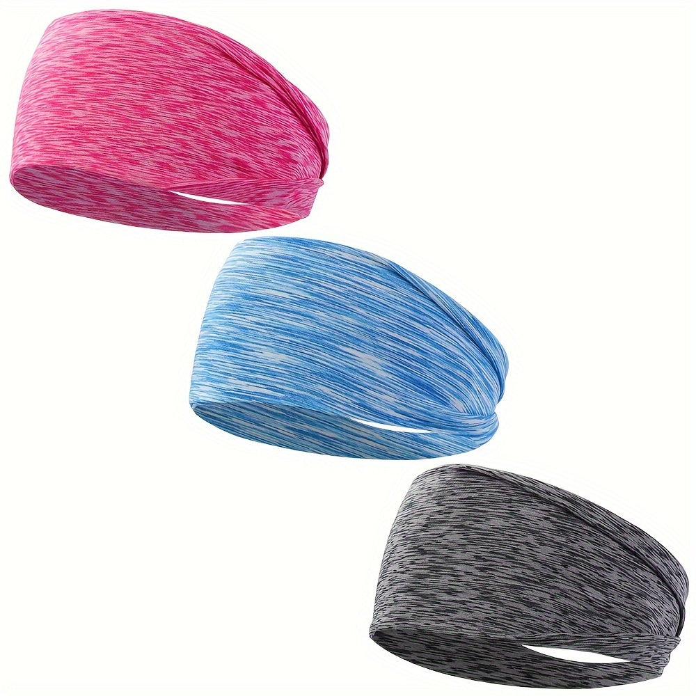 Uniseks polyesterli teri chiqaruvchi chiziqli boshqalari 3-to'plam yugurish, sport zalida, yoga uchun