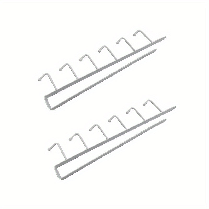 Metal Nail-Free Hooks for Kitchen and Bedroom Hanging Cups Clothes Keys Utensils Bags