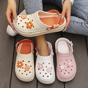 Women's Breathable Thick-Soled Clogs Slip-On Garden Beach Indoor Shoes