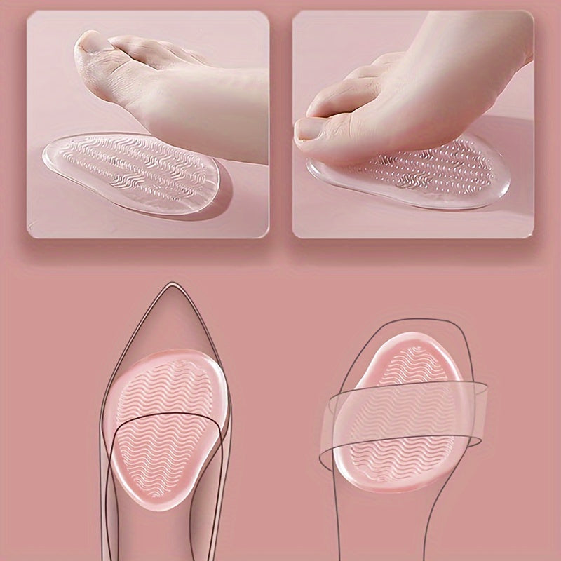 Women Silicone Non-Slip Insoles for High Heels Sandals Anti-Chafing Cushions