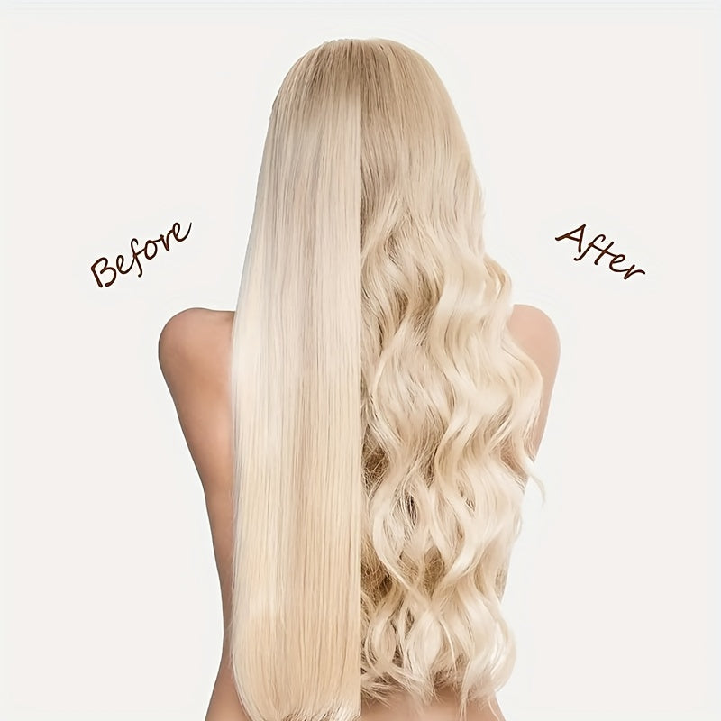 Juego de rulos sin calor para mujer con clips antideslizantes y lazos para el cabello