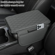Universal mikrotoʻqimachilik charm avtomobil markaziy konsol qopqogʻi, chidamli va saqlash uchun