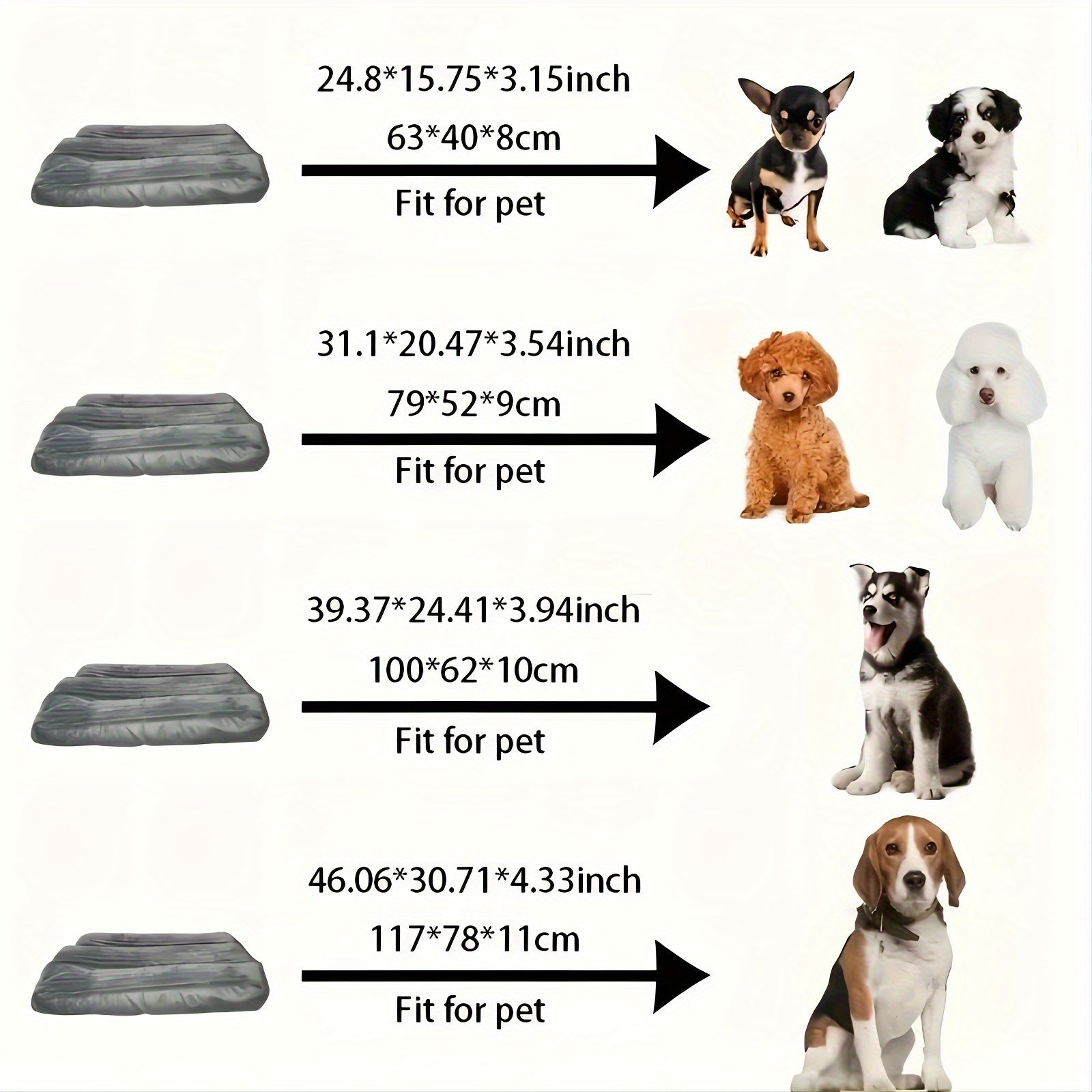 Orthopedic Dog Bed for Medium to Large Breeds All-Weather Washable Non-Skid