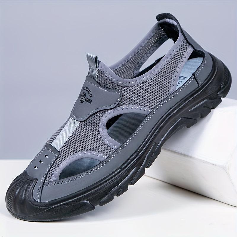 Men's Summer Mesh Slip-On Shoes for Driving Beach Outdoor Casual