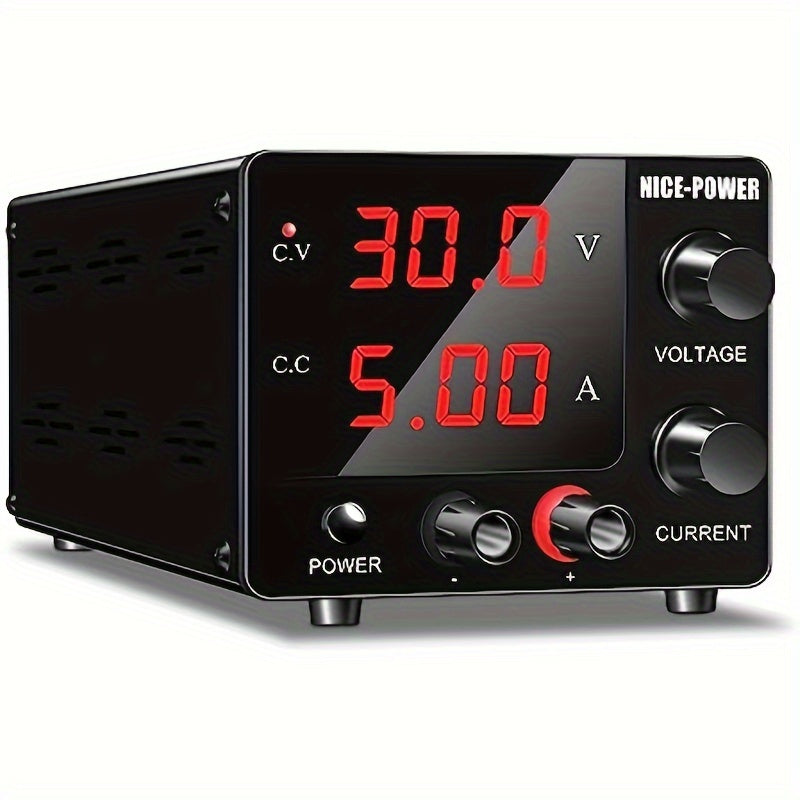 Lab DC Power Supply 30V 5A Adjustable Digital Weatherproof Cold Resistant