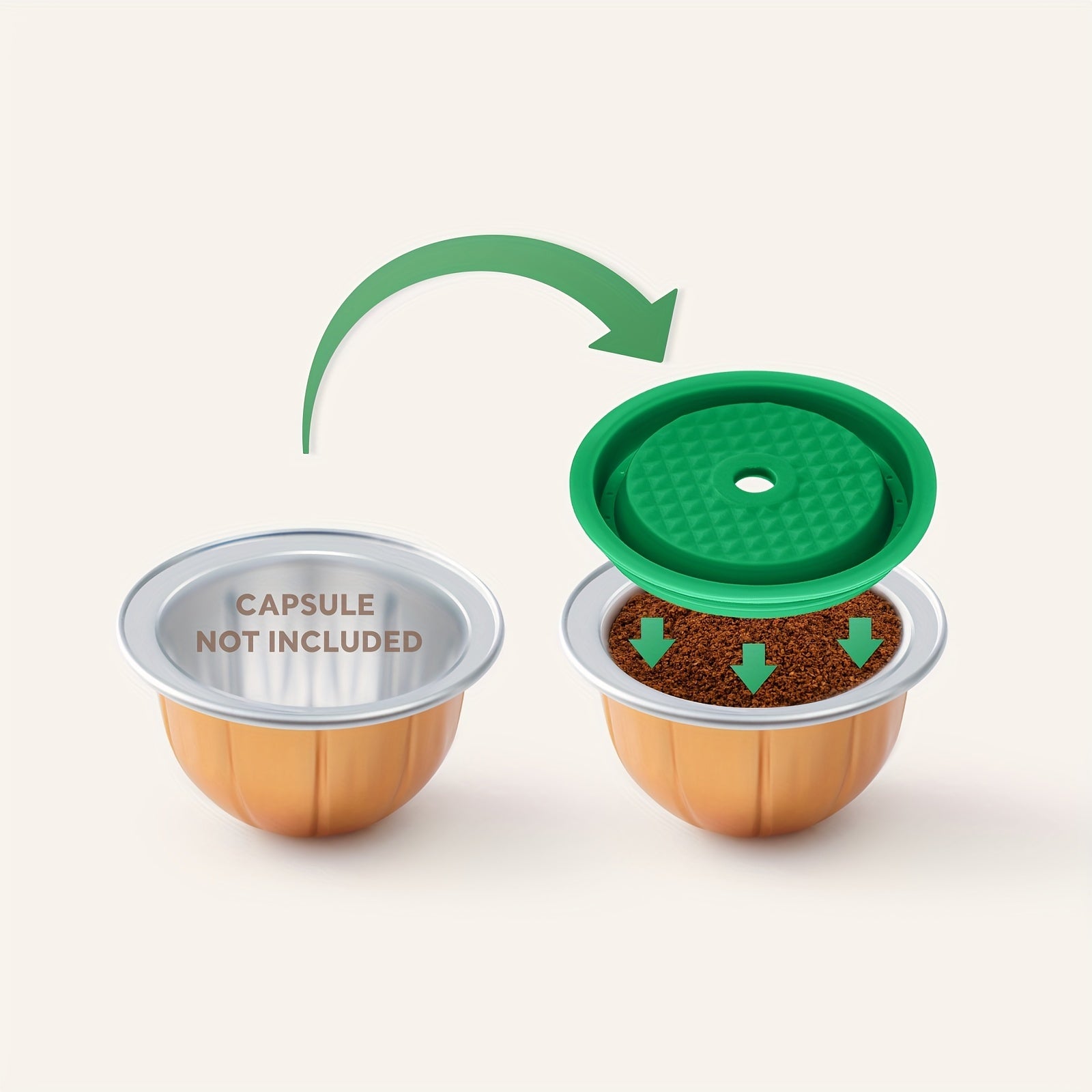 Silicone Coffee Capsule Lid Replacement Filter for Espresso Machines