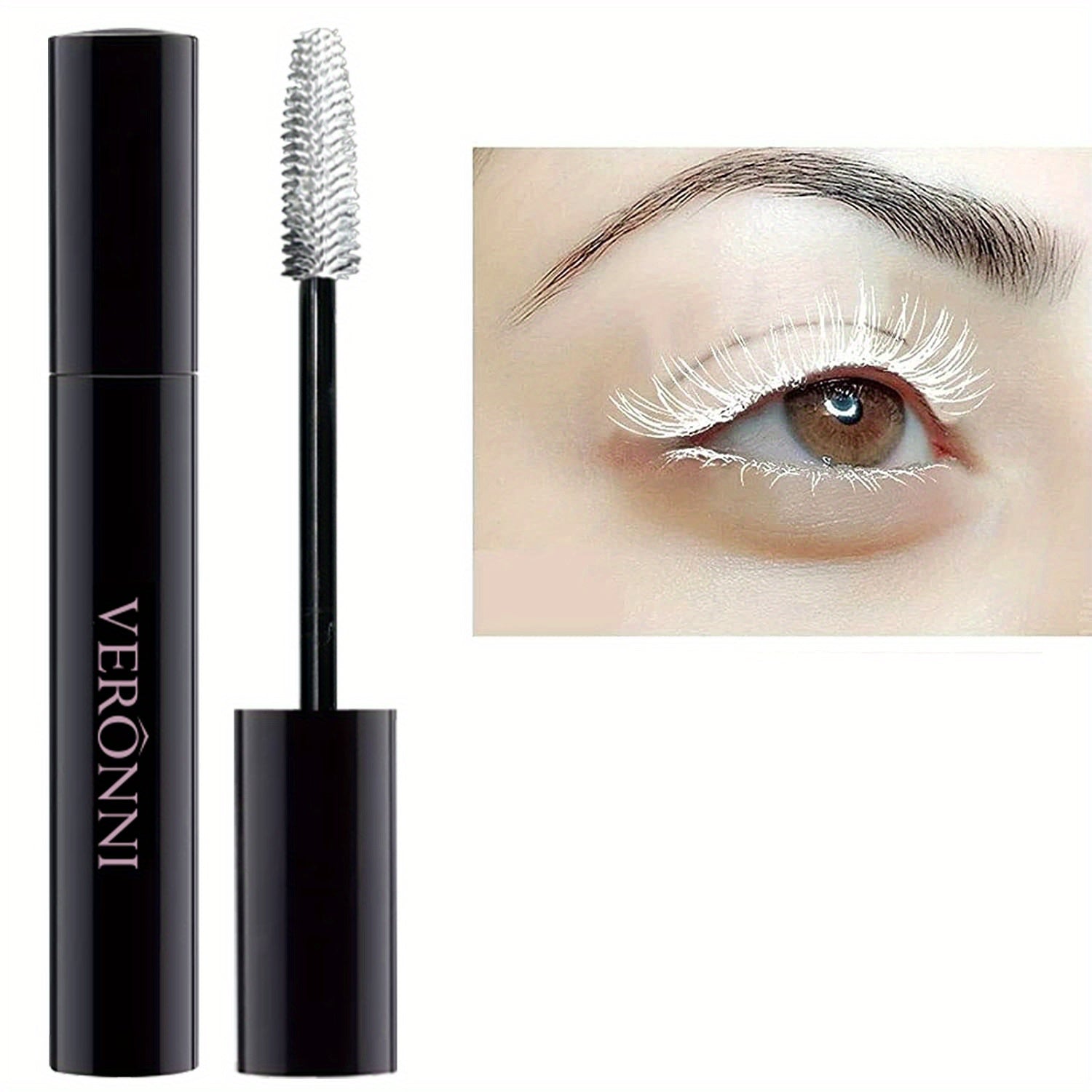 Waterproof Mascara Long-Lasting Smudge-Proof Curling Black Green Mascara
