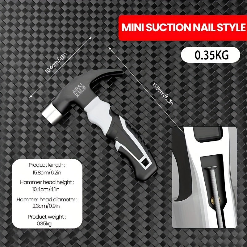 High-Carbon Steel Claw Hammer with Anti-Slip Grip for Industrial and Home Use Short or Long Handle