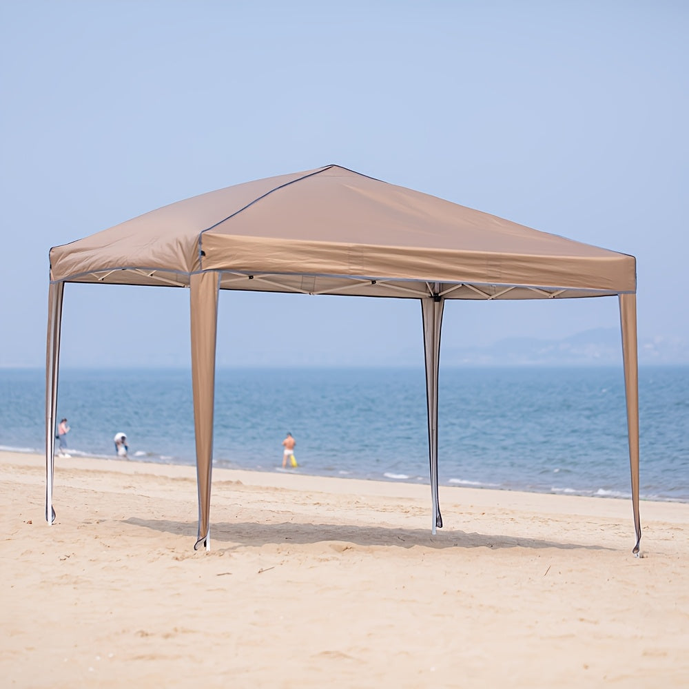 Quyoshdan himoya, kampirlik, ochiq teraslar, shamol va yomg'irdan himoya, savdo ko'rgazmalari, ochiq partiyalar uchun soyali pop-up tijorat palatkalari. Ular qozonlar, po'lat ramka va saqlash sumkasini o'z ichiga oladi.